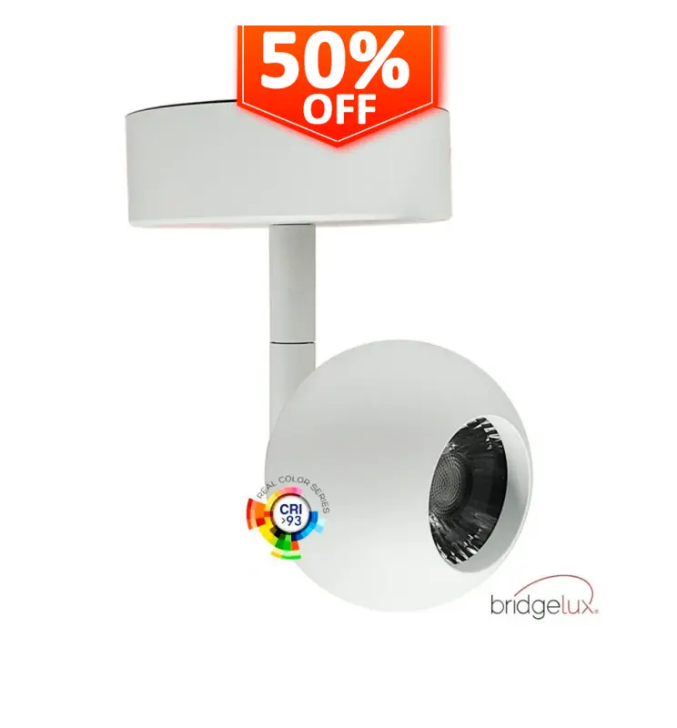 Foco LED SUPERFICIE Orientable 12W-8W-5W FENIX Blanco CRI+93 - UGR13 - CCT - Imagen 1