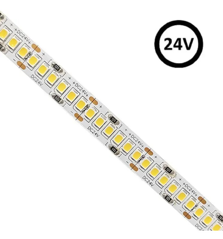 Tira LED 24V | 238xLED/m | 5m | SMD2835 | 16000Lm | 20W/M | IP20 - Imagen 1