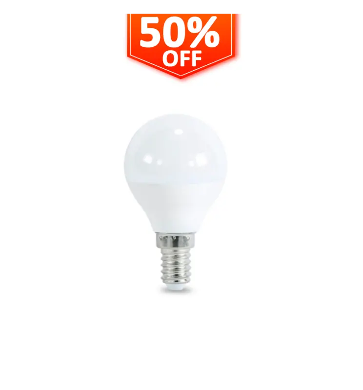 Bombilla LED MI-LED E14 G45 320º - 3W - Imagen 1