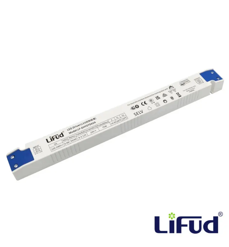 Fuente Alimentación Slim Profesional No Flick LIFUD | 24V 75W| IP20 - Imagen 1