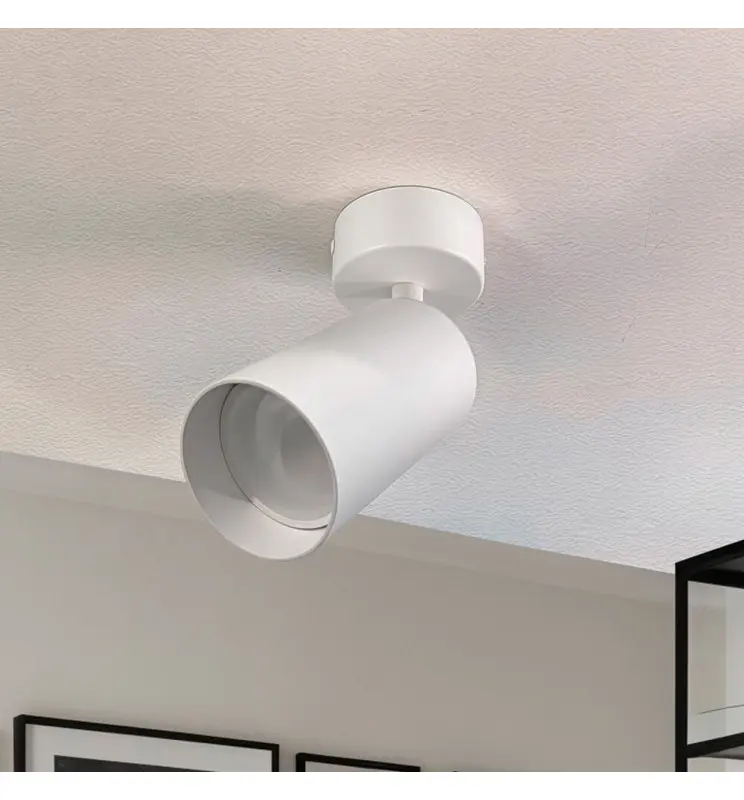 Aplique de Techo Orientable - HOORN BLANCO - para 1 Lámpara GU10 - Imagen 1
