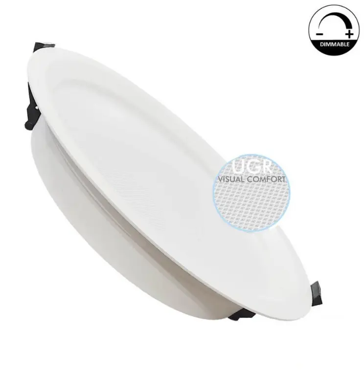 Downlight LED 40W Circular - Regulable Driver Lifud - IP54 - CRI +90 UGR17 - Imagen 1