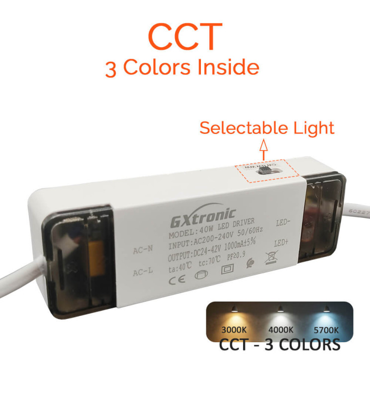 Foco LED Rectangular Orientable 4000K - Set De 10, 5W, Plateado, Para Techo O Pared
