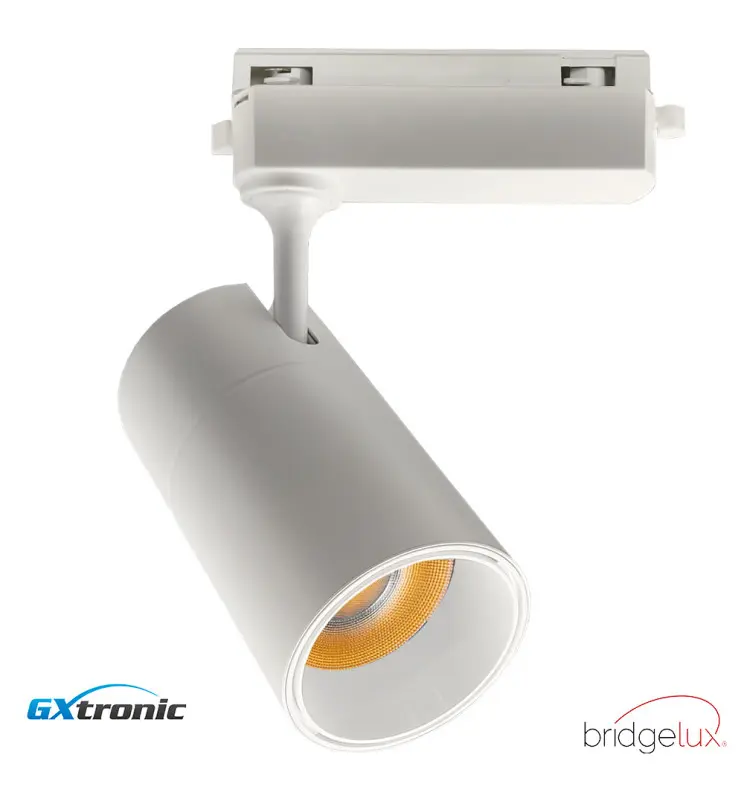 Foco LED 30W PARIS Blanco Carril Monofásico | Chip Bridgelux | UGR11 | 24º - Imagen 1