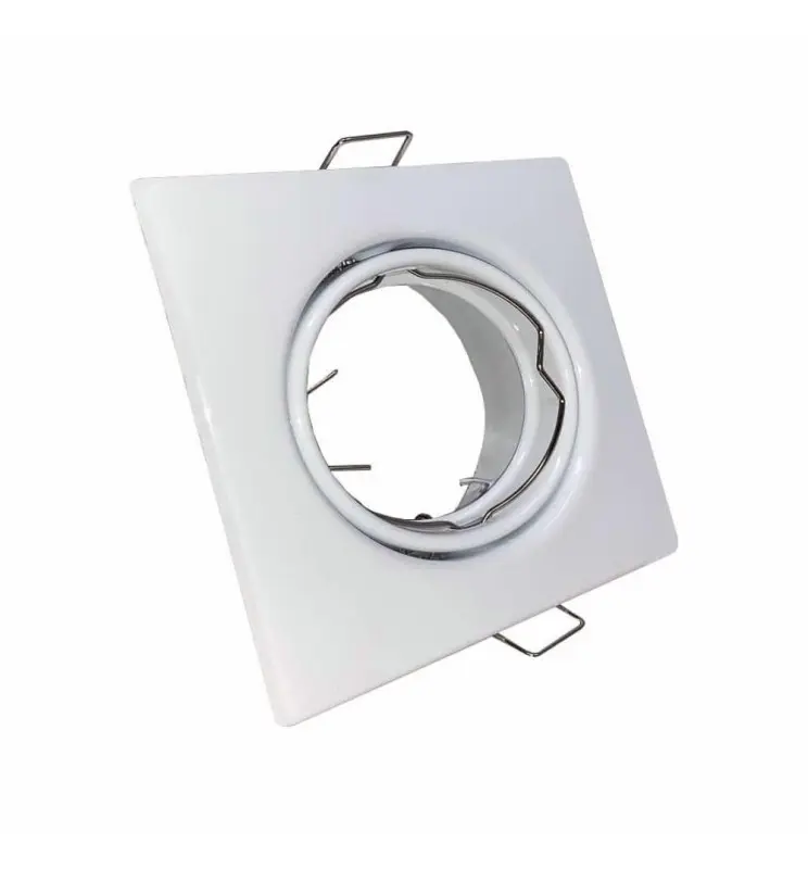 Aro Cuadrado Orientable para dicroica LED GU10 MR16 - Imagen 1