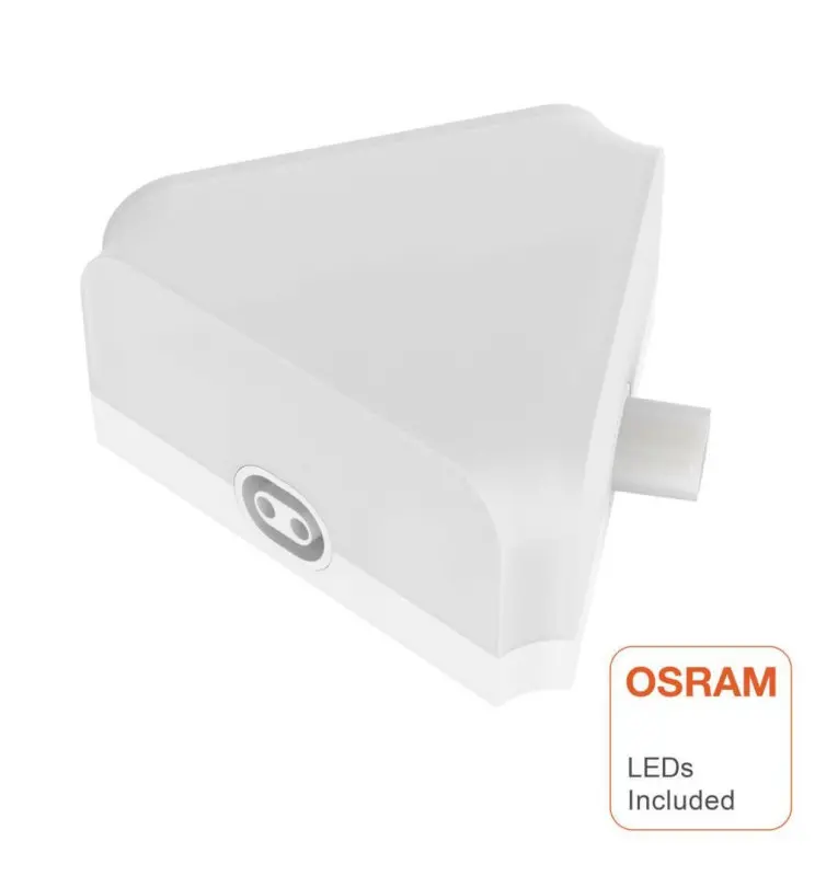 Conector LED INTEGRADO TRIANGULAR - ARTISTIC - 1.5W OSRAM CHIP - Techos exclusivos y personalizables - Imagen 1