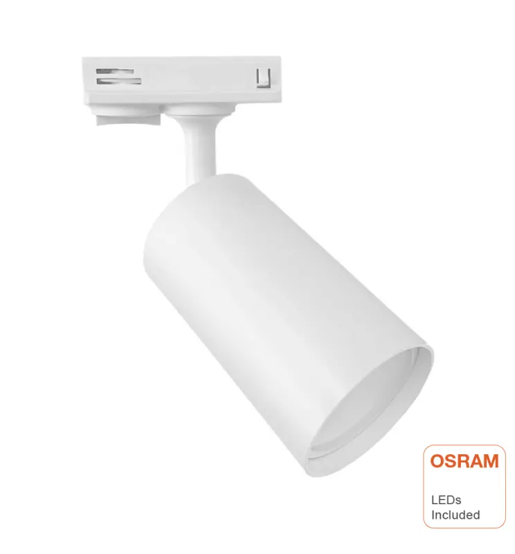 Foco de Carril LED 10W Monofásico - EMMEN BLANCO - OSRAM CHIP DURIS E 2835 - Imagen 1