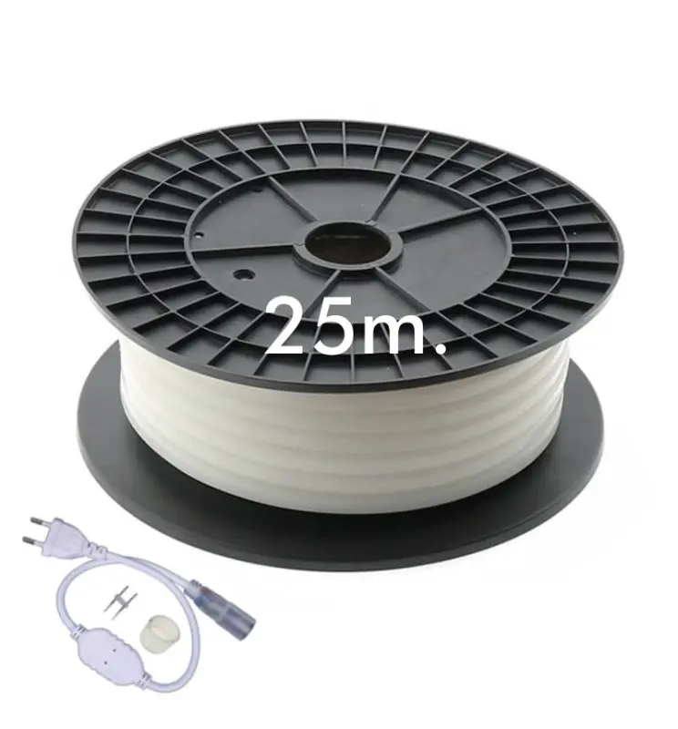 Neón LED CIRCULAR Flexible 220V Bobina 25m 16mm - 7W/m - Imagen 1
