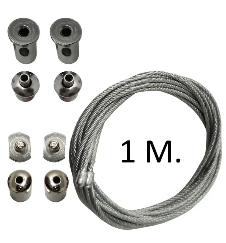 Kit de Suspensión para Carril Colgante - 1 metro - Imagen 1