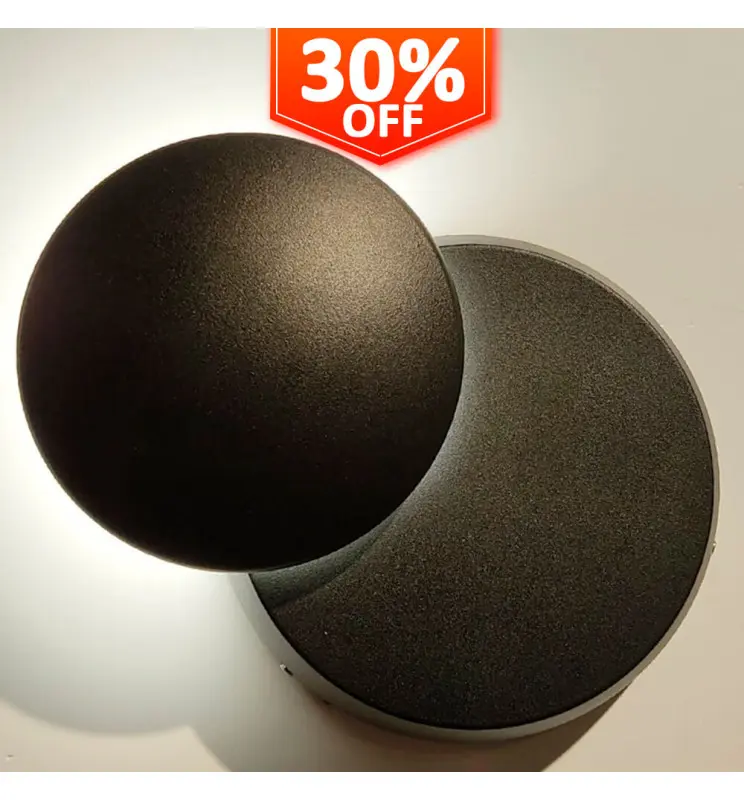 Aplique LED 6W APOLO Blanco - Negro - Imagen 1