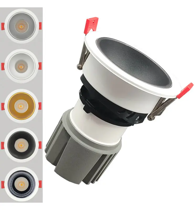Downlight LED circular 15W basculante - Blanco - Serie Oculus - CRI+92 - UGR13 - Imagen 1