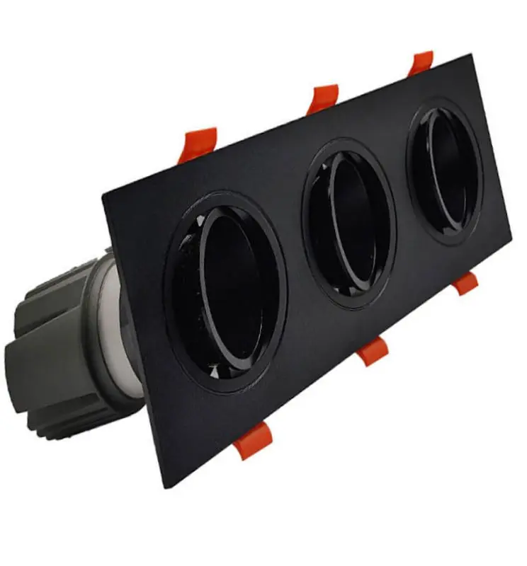 Downlight LED 45W - Direccionable  - NEGRO - Triple - CRI+92 - UGR13 - Imagen 1