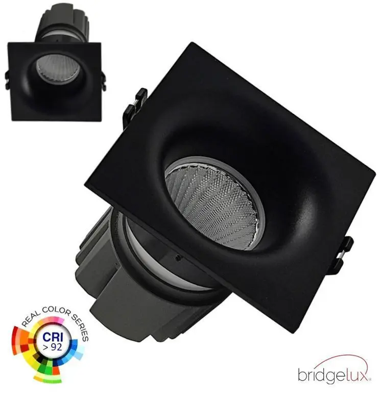 Downlight LED 15W - NEGRO - CUADRADO - CRI+92 - UGR13 - Imagen 1