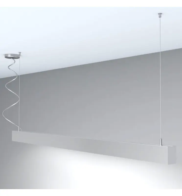 Lineær lampe LED - vedhæng - MÜNCHEN SØLV  - 0,5 m - 1m - 1,5m - 2m - IP54 - Dæmpbar - Imagen 1