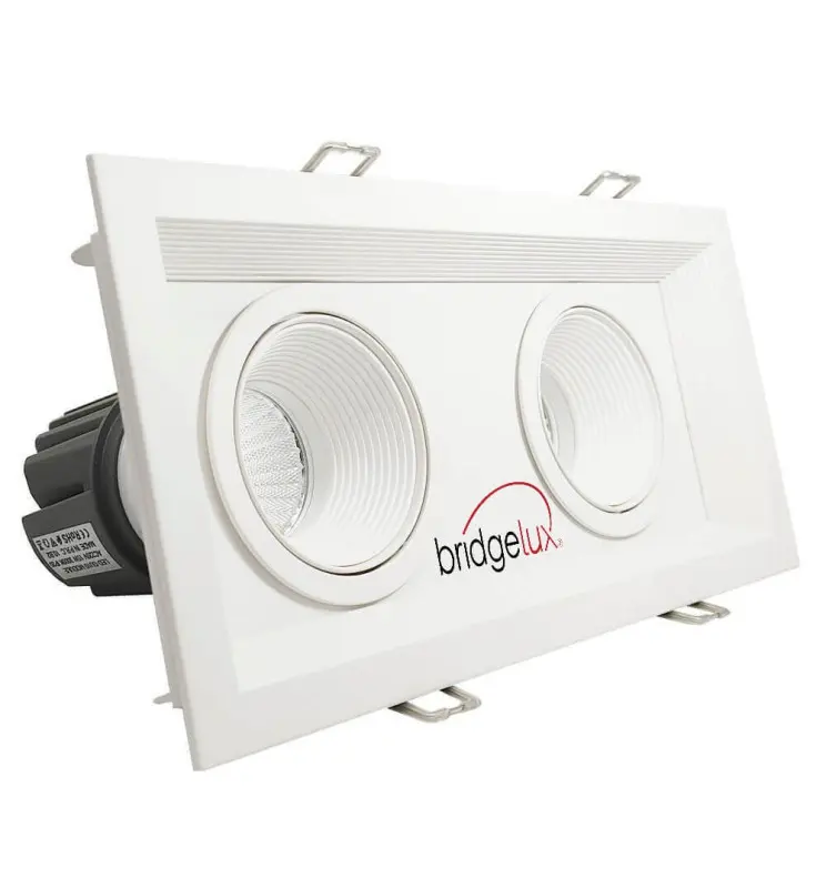Downlight LED 30W -  Orientabile - BIANCO Doppio - CRI+92 - UGR13 - Imagen 1