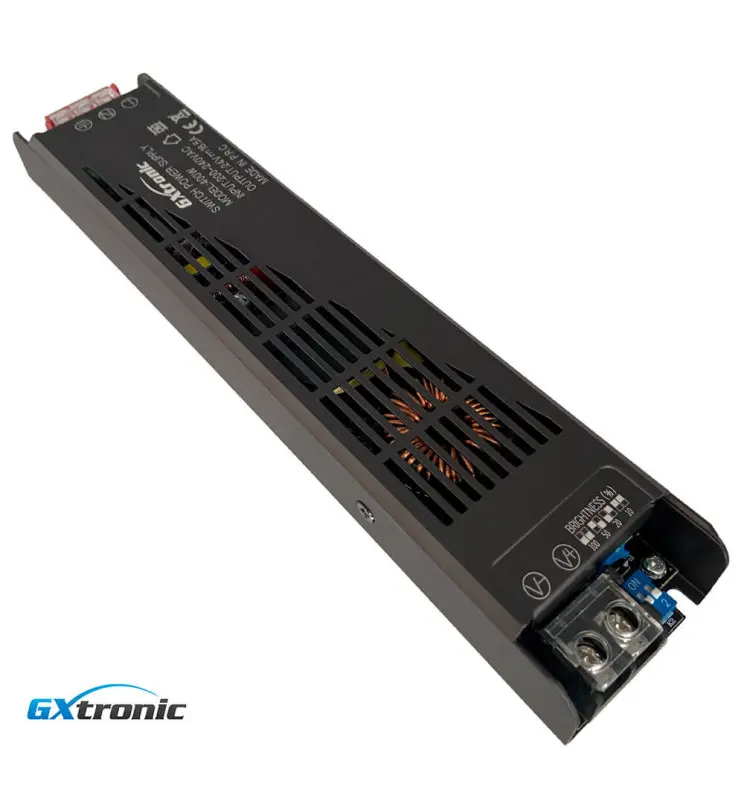 Fuente Alimentación 24V 400W 16.6A Aluminio IP20 - GXTronic - Imagen 1