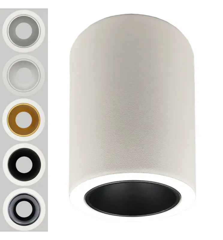 Aplique de Techo Basculante - Serie Oculus  - GU10-MR16 - Exterior blanco - Imagen 1