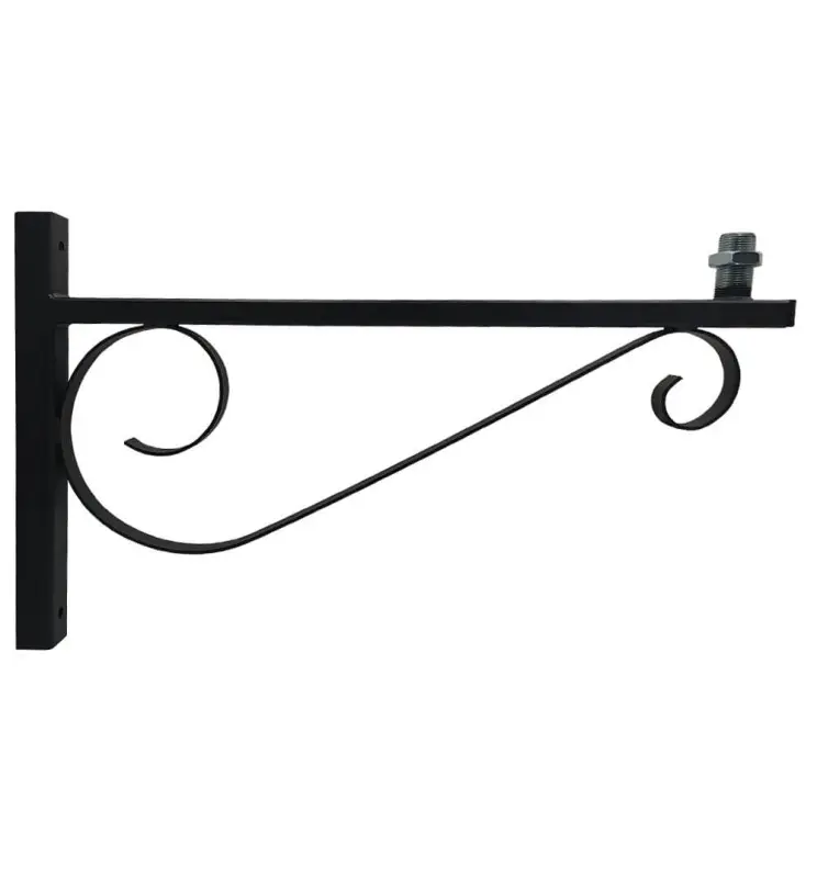 Soporte Pared y Columna modelo Forja 60cm - Negro Mate - Imagen 1