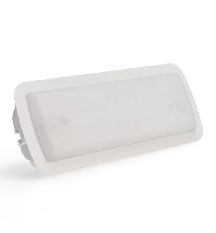 Luz Emergencia LED 400Lm + Kit Techo | Auto Test + Opción Luz permanente | IP20 6500K - Imagen 1