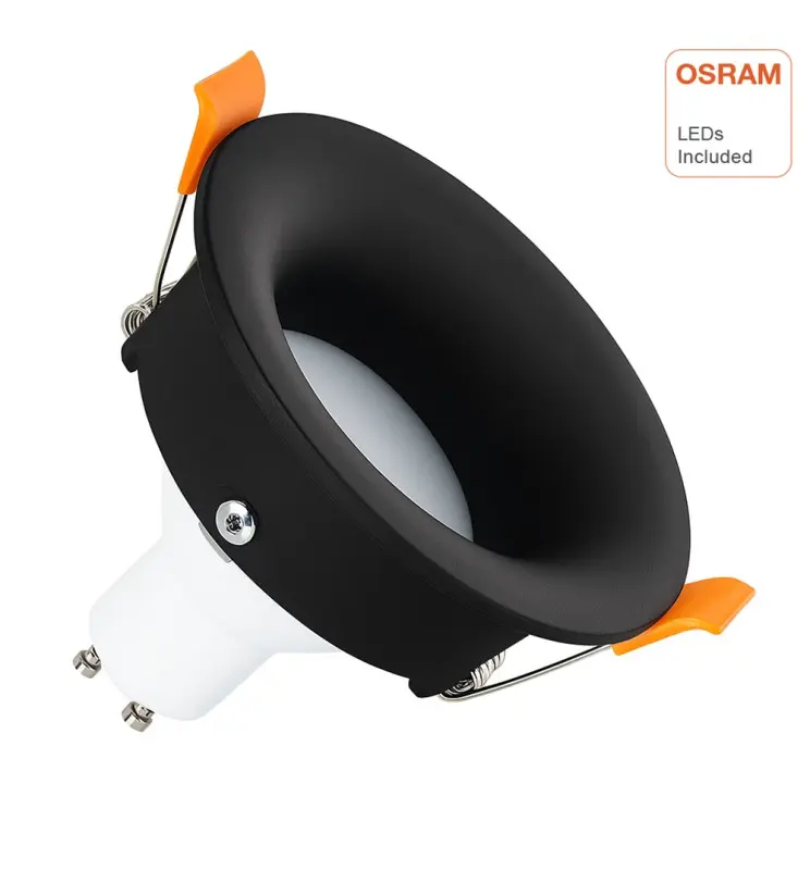 Empotrable LED 6W Circular Negro | OSRAM CHIP DURIS E 2835 | IP65 - Imagen 1