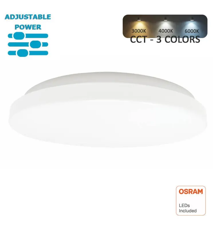 Plafón LED Superficie 24W - 20W - 16W - OSRAM CHIP - CCT - Imagen 1