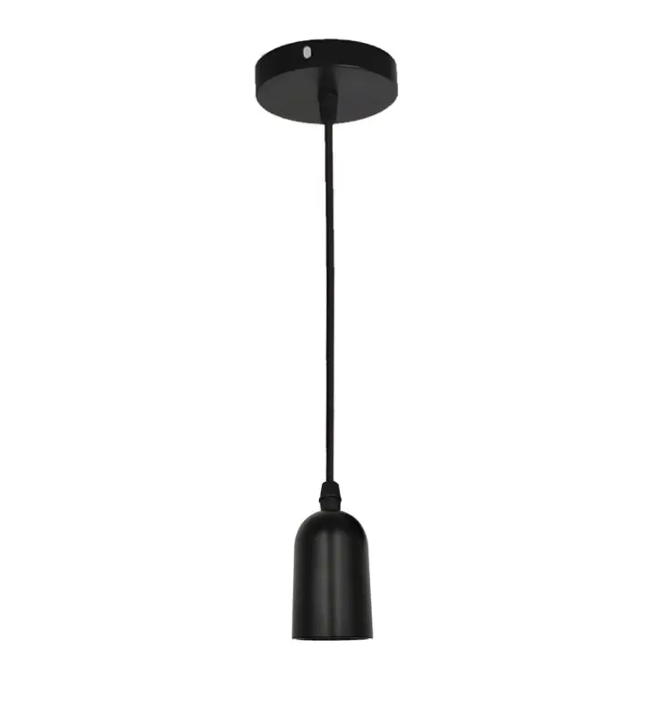 Lámpara Colgante - VINTAGE NEGRO - para E27 - Imagen 1