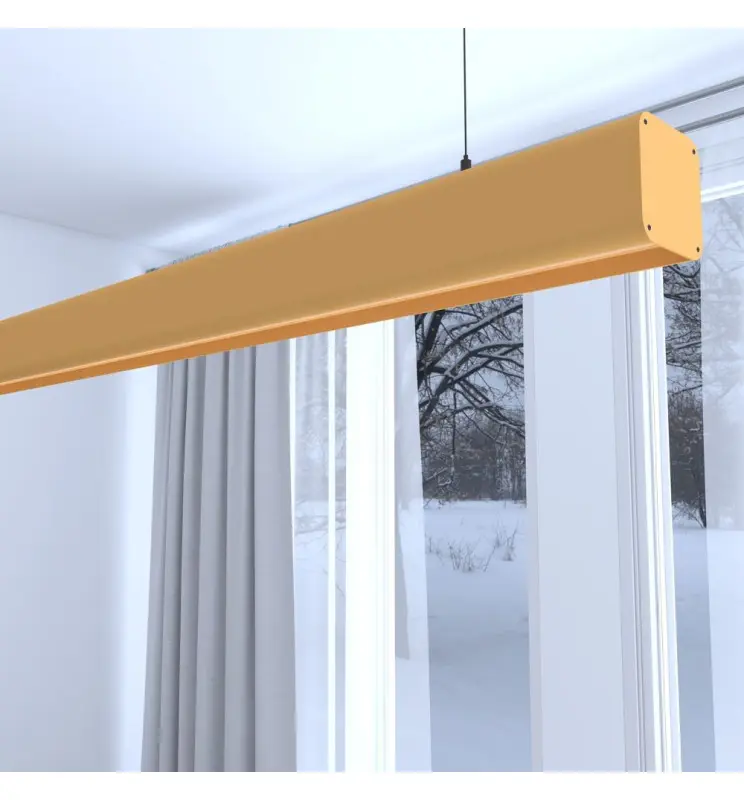 Linjär lampa LED - hängande - ANTHONY pastellgul - 0,5 m - 1m - 1,5m - 2m - Imagen 1