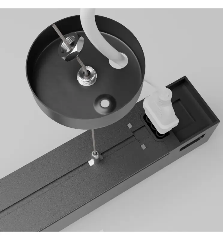 Kit de suspensión para lámpara lineal LED STELLAR - 1,5m - Imagen 1