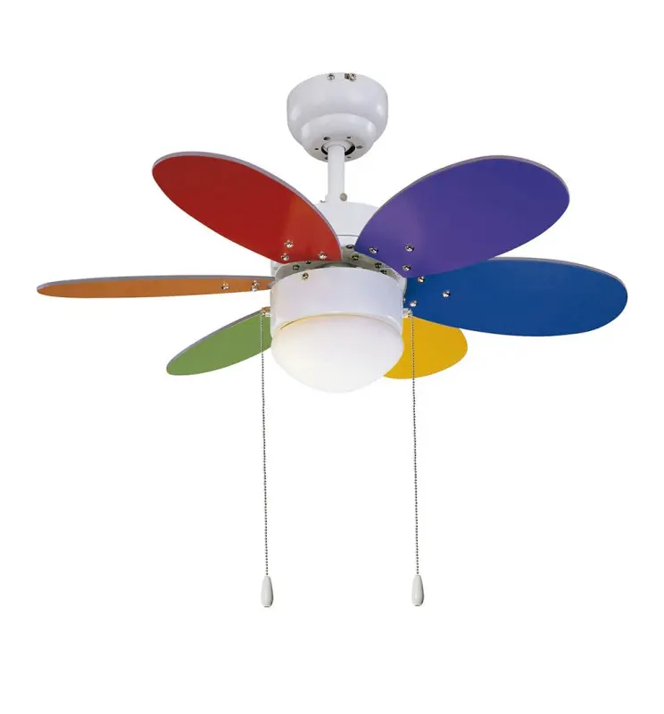 Ventilador LED de Techo RAINBOW  - E27 - 53W - 76cm - Imagen 1