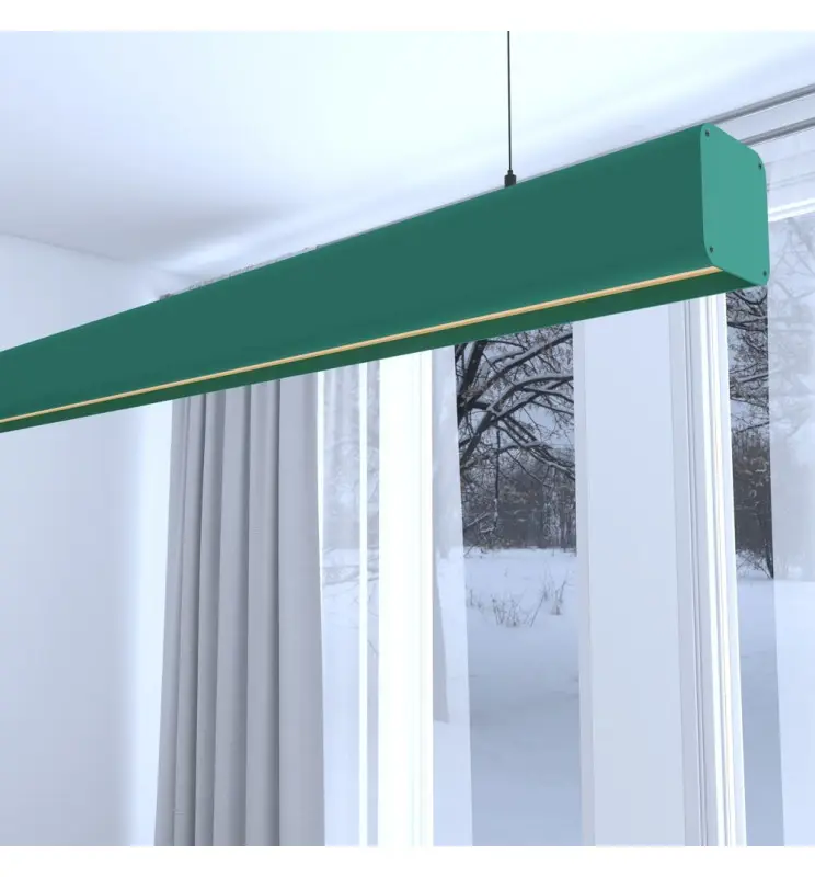 Linearlampe Pendelleuchte LED - ANTONIUS Patinagrün - 0,5 m - 1m - 1,5m - 2m - Imagen 1