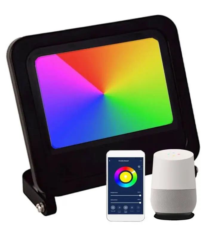 Foco Proyector LED 50W SMART Wifi RGB+CCT - Regulable - Imagen 1