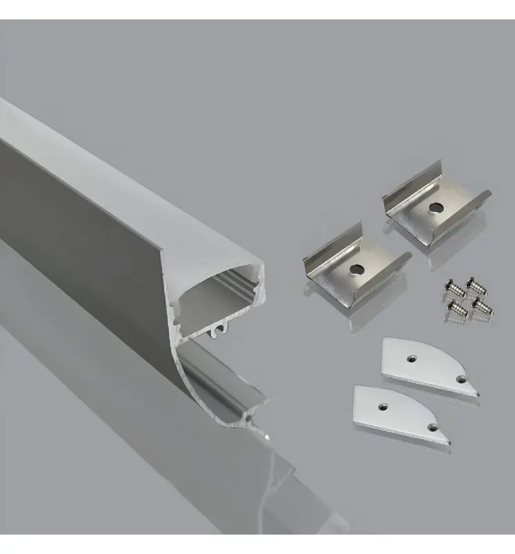 Perfil de Aluminio Modelo CORNISA- 2 Metros - Imagen 1