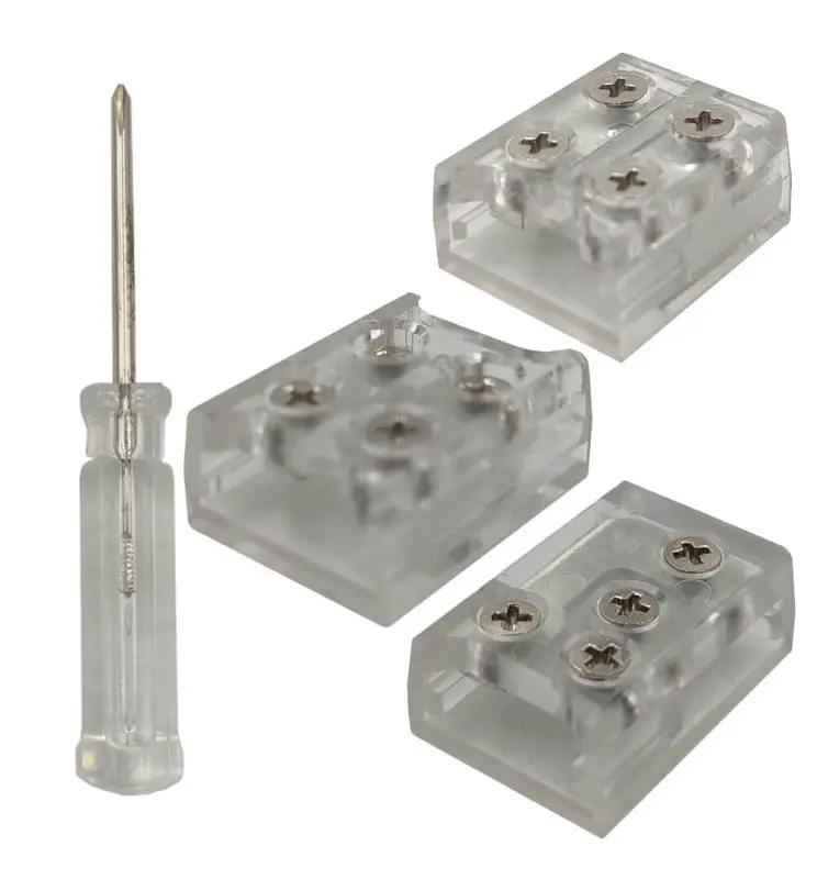 KIT Conectores para tiras LED COB + SMD + Destornillador - 10mm - IP20 - Imagen 1