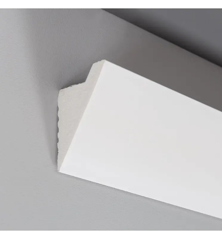 Moldura de Poliestireno - Angular - para tira LED - 2 Metros - Imagen 1