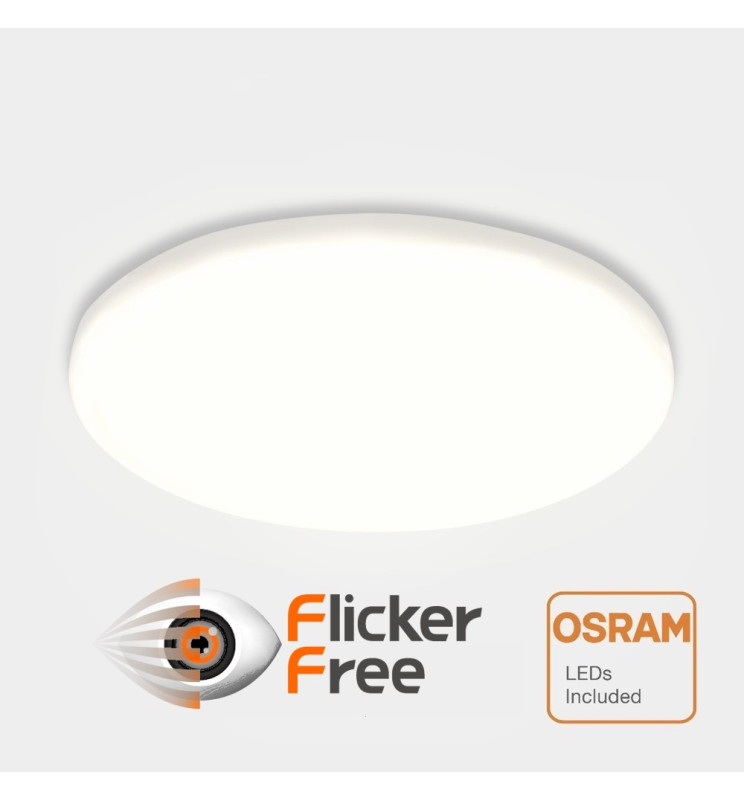 Flimmerfreie LED Einbauleuchte mit OSRAM Chip
