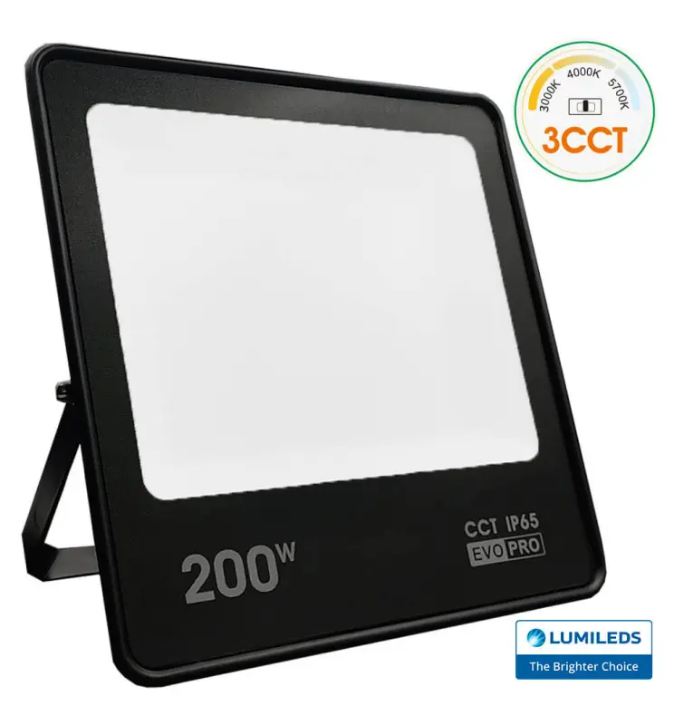 Foco Proyector Exterior LED 200W - EVO PRO - CCT - Chip Lumileds - Imagen 1
