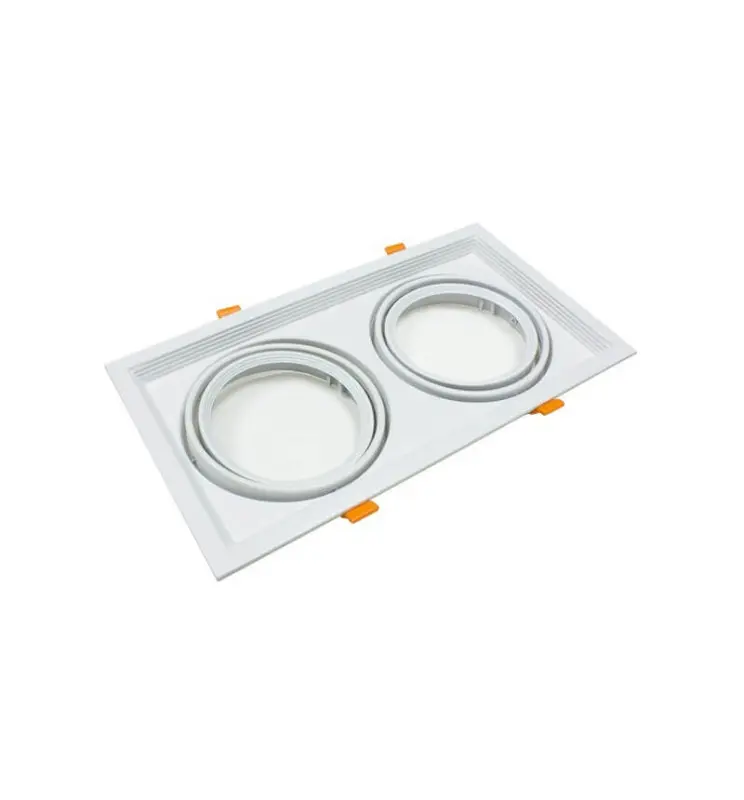 Marco BLANCO doble orientable para AR111 - Imagen 1