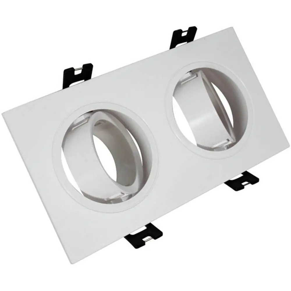 Aro Marco BLANCO - DOBLE -  orientable para GU10 LED