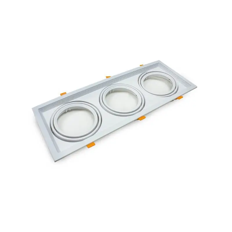 Marco BLANCO triple orientable para AR111