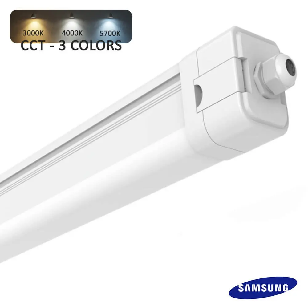 LED Feuchtraumleuchte Integrierten 40W-20W SAMSUNG chip - LUMINAIRE - 3CCT - 120cm