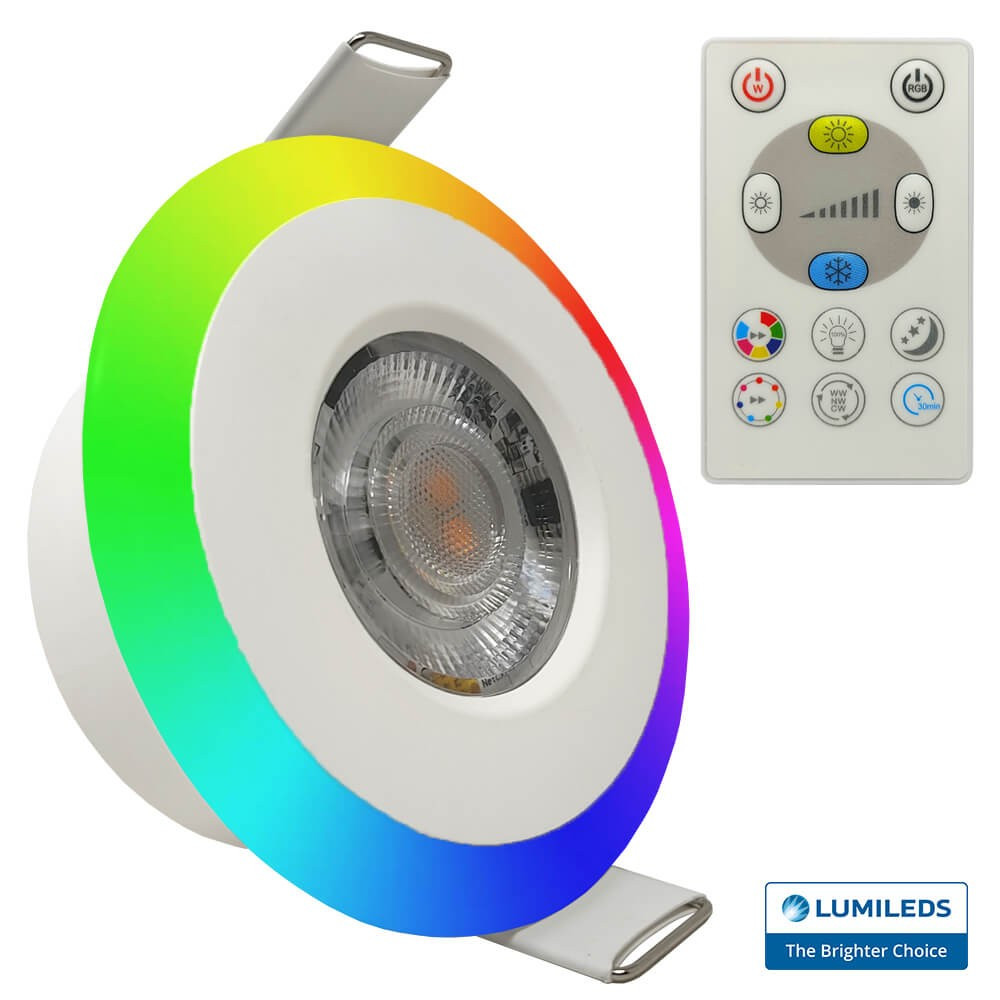 Downlight LED 6W RGB+CCT - Remote Control - Lumileds Chip