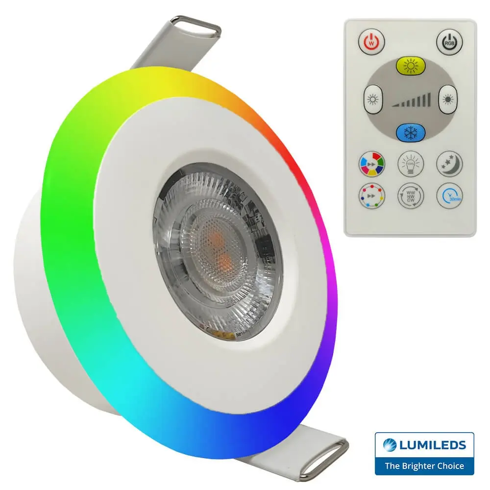 Downlight LED 6W RGB+CCT - Remote Control - Lumileds Chip