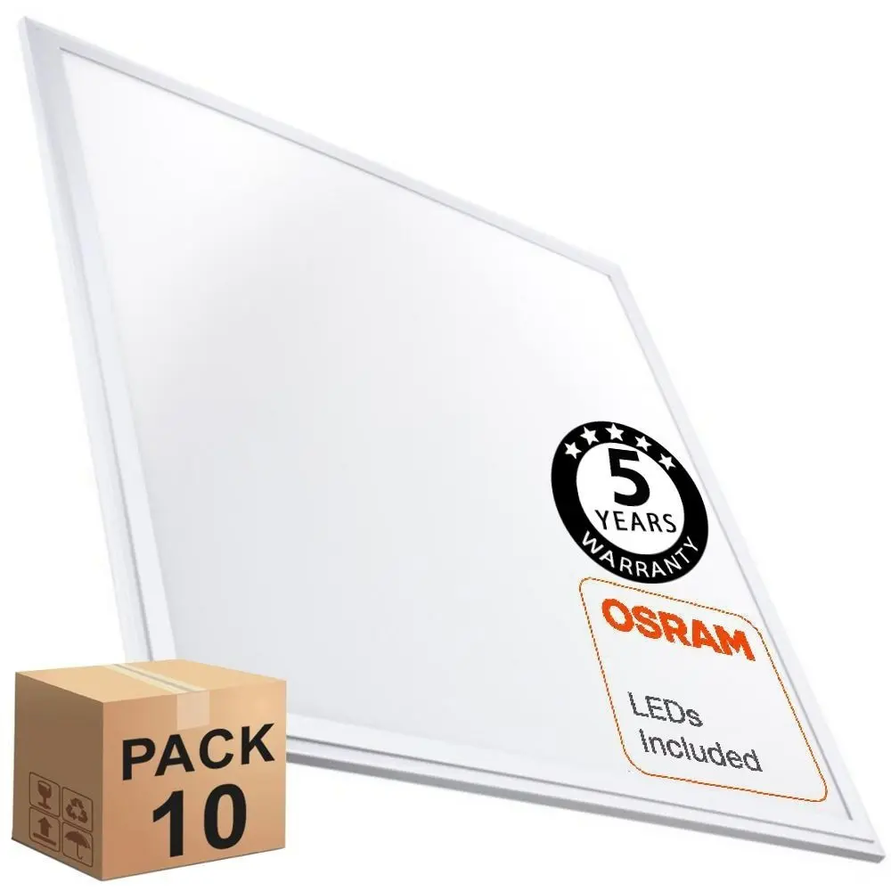 PACK 10 LED Panel 60x60 Multi-Watt - 48W-40W-36W-24W - OSRAM CHIP DURIS E 2835