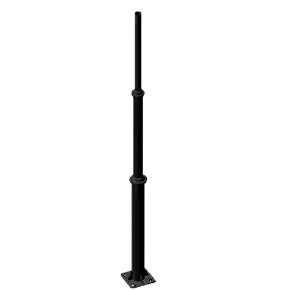 Tubular column for public lighting - Aluminum - Telescopic - 4 meters - EASY TRANSPORT