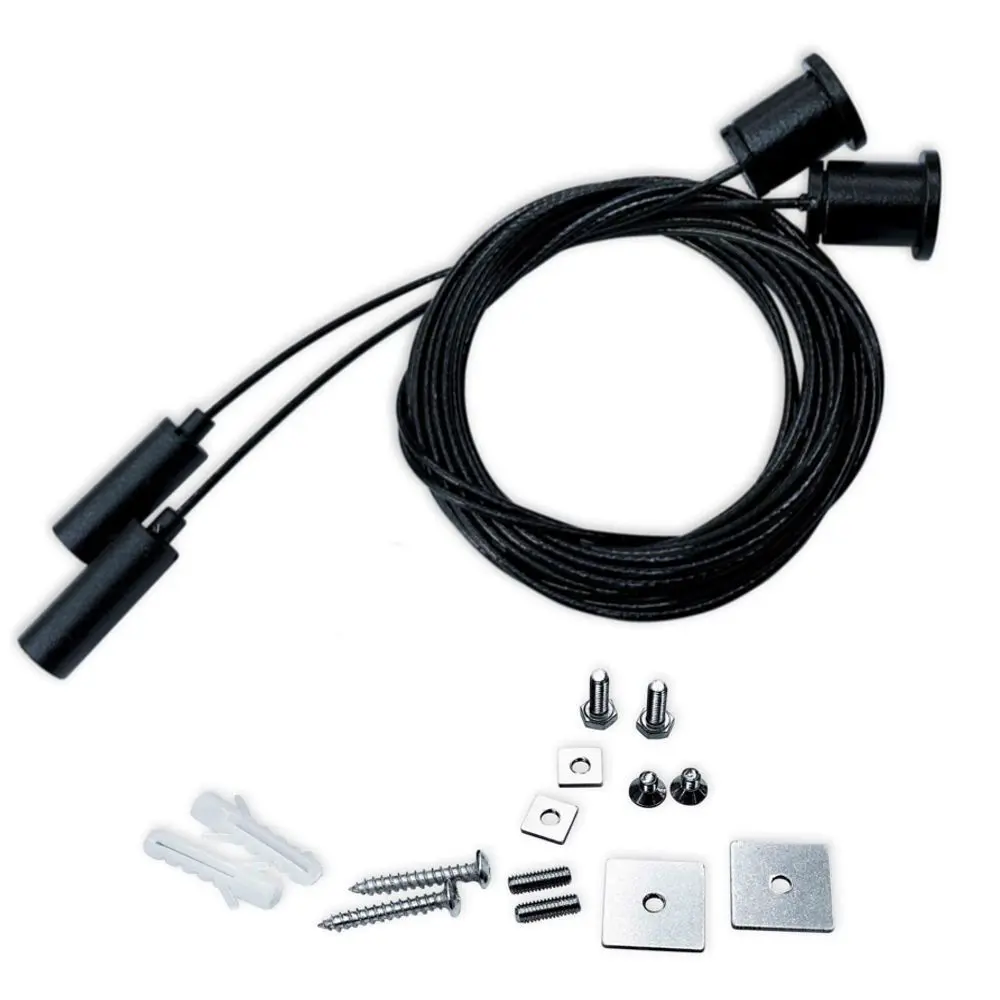 Universal Pendant Kit - Black - with 3m cable - Pack of 2 units