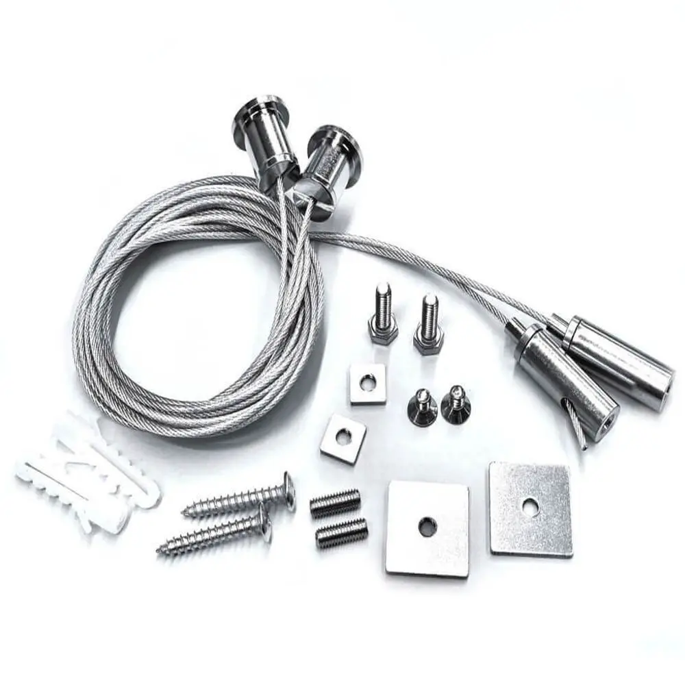 Universal Pendant Kit - Silver - with 3m cable - Pack of 2 units