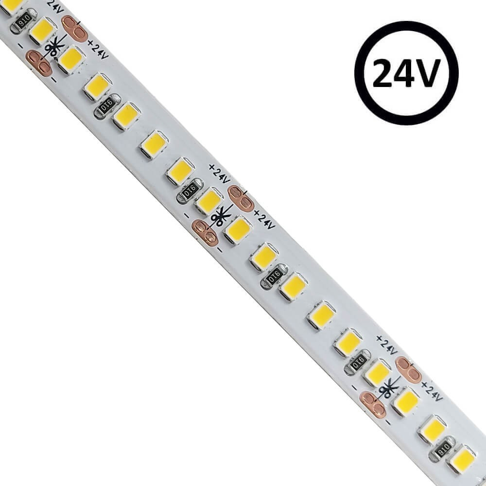 LED Strip 24V | 182xLED/m | 5m | SMD2835 | 11200Lm| 16W/M | IP20