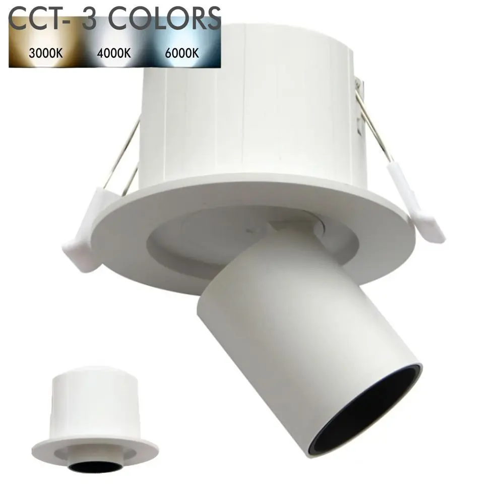 6W Downlight LED - DIRECTIONAL PERISCOPIC - Circular - CCT Selectable Color