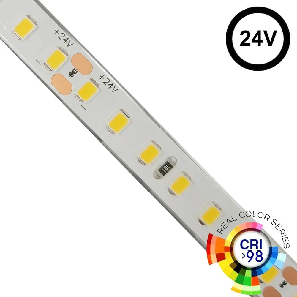 LED-Strip 24V | CRI ELITE | 140 LED/m | 5m | SMD2835 | 1600Lm |11W/M | CRI98 | IP20