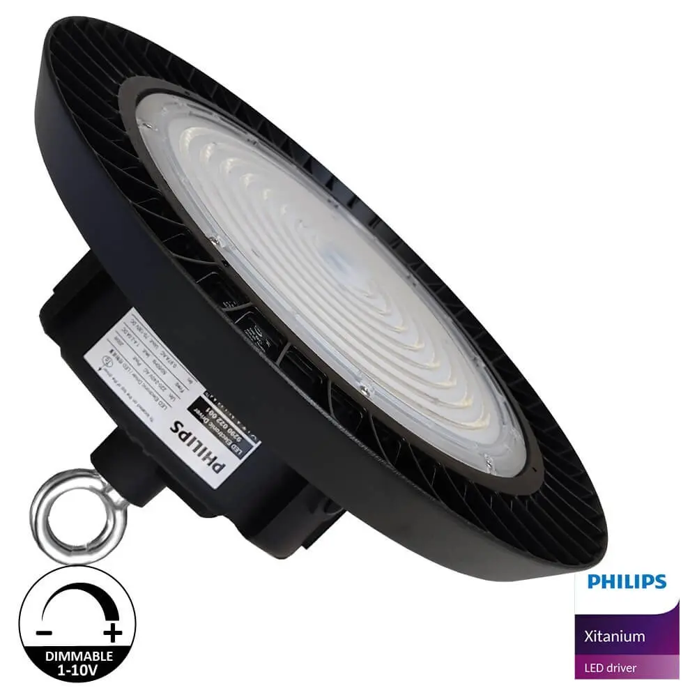 High Bay LED 150W -170Lm/W- UFO NEW ITALY PHILIPS XITANIUM - 1-10V DIM